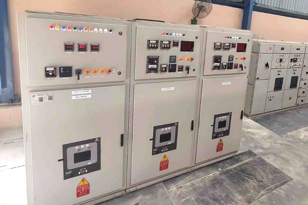 22 Kv 1 Incoming and 2 outgoing HT panel